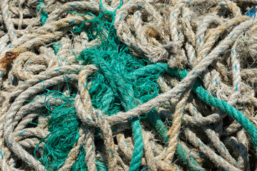 close up of a rope