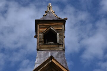 old church steeple in Bodie California