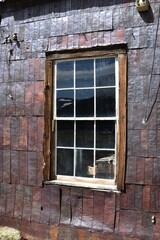 Obraz premium old window in house