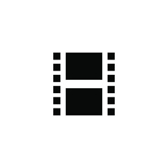 simple movie and video icon