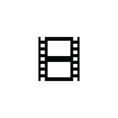 simple movie and video icon