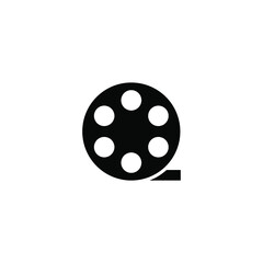 simple movie and video icon