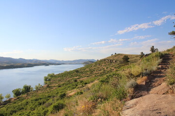 landscape with sky and clouds
