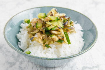 夏野菜のご飯