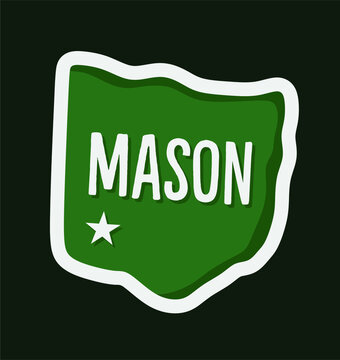 Mason Ohio With Green Background 