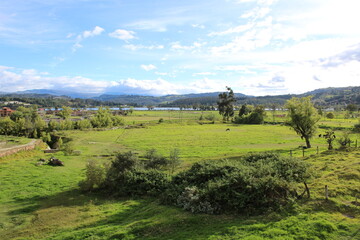 Fototapeta na wymiar Lago Sochagota, Paipa, Boyacá