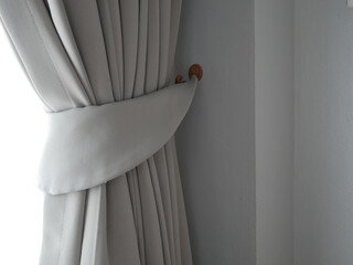 curtain decoration texture in the house.