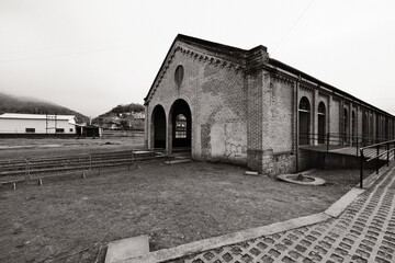 Fototapeta premium Estação ferroviária da vila inglesa de Paranapiacaba
