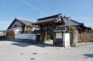 東南寺　本堂山門　滋賀県大津市下坂本