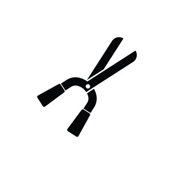 recommend clip art: Garden shears icon design isolated on white background