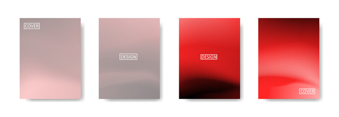 Set of abstract background with beautiful gradation color, colorful background for poster flyer banner backdrop.vertical banner.cool fluid background vector illustration