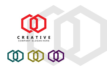 Obraz premium Work Team Logo Design, Company Brand Illustration