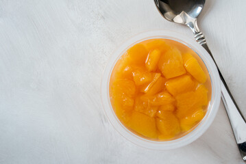 Peaches Fruit Cup
