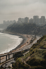 Fototapeta na wymiar Lima coastline