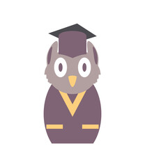 graduate owl cartoon