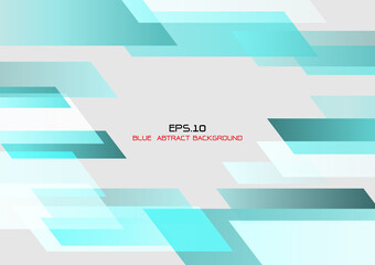 Blue  rectrangle shape abstract background