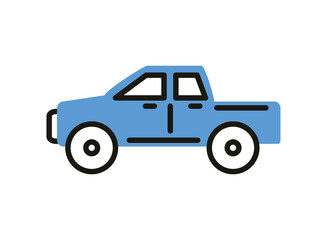 pickup transport icon