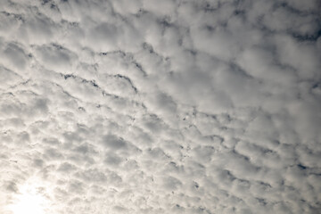 Picture of sky with clouds and sun life, Twilight background	