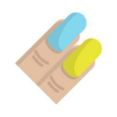 Nails icon design template vector illustration