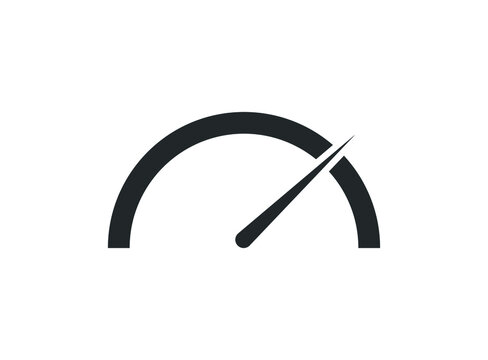 The Tachometer, Speedometer And Indicator Icon. Speed Sign Logo.