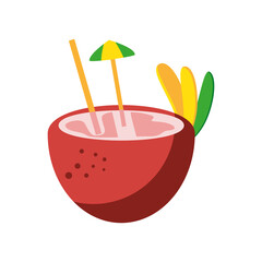 coconut drink cocktail