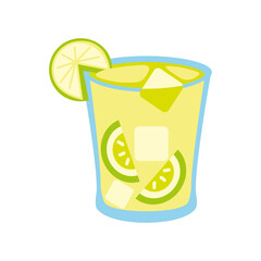 cocktail with lemon