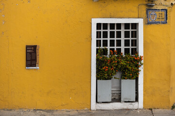 Obraz na płótnie Canvas old house - Cartagena, Colombia