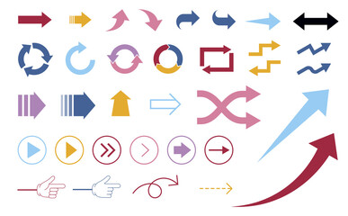 矢印セットカラフル