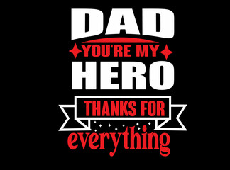 Happy father's day t shirt design Premium Vector file