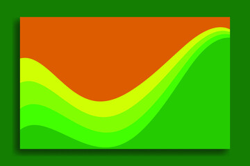 Green background, yellow and orange blend. Great for computers, social media, banners etc