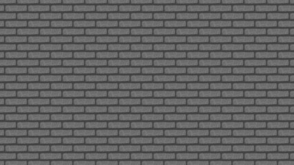 煉瓦のテクスチャ　背景素材　8K UHDサイズ　暗いグレー・灰色　プレーン