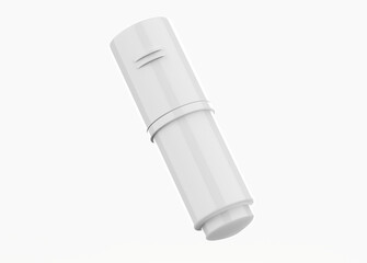 Glossy Highlighter Pen Mockup Isolated On White Background. 3d illustration 