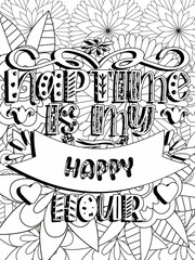 motivational quotes coloring pages design .inspirational words coloring book pages design.