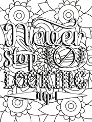 motivational quotes coloring pages design .inspirational words coloring book pages design.
