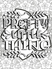 motivational quotes coloring pages design .inspirational words coloring book pages design.