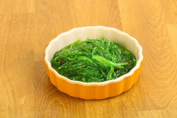 Japanese traditional seaweed salad Chukka