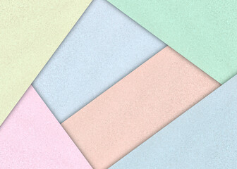 Fototapeta premium beautiful colorful pastel background paper stack