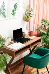 Feminine Styled Workspace
