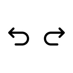 Undo and redo arrow icon