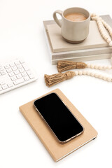 Feminine Styled Workspace