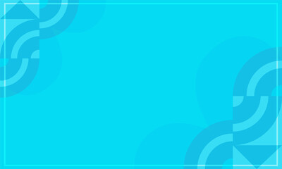 Blue geometric art design background concept
