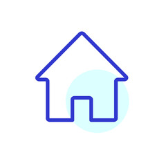 home vector for website symbol icon presentation