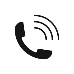 telephone vector for website symbol icon presentation