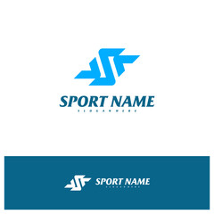 Letter S logo design vector template, Initial S logo concepts illustration.