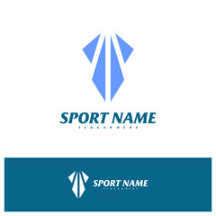 Fototapeta premium Simple Squid logo design vector template, Squid logo concepts illustration.