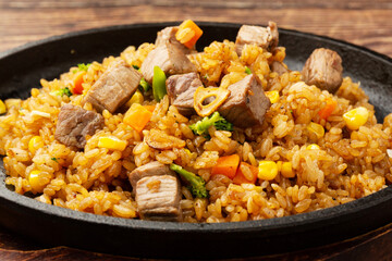 ビーフガーリックライス