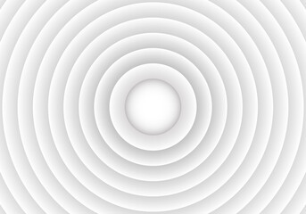 Obraz premium 22060801 Abstract circle papercut layer white background