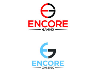  initial letter logo EG, GE, logo template.eps