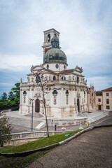 Fototapeta premium View of the Church of St. Mary of Mount Berico in Vicenza, Veneto, Italy, Europe, World Heritage Site