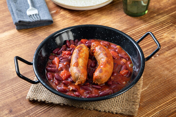 salsiccie e fagioli rossi 